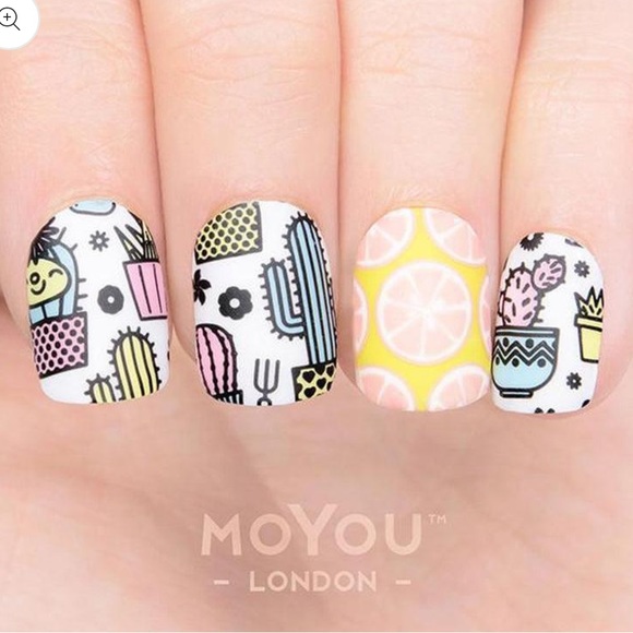 MoYou London nail art stamping plate Hipster 18 NWOT - Picture 2 of 5